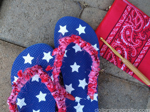 Cute Crocheted Flip Flops