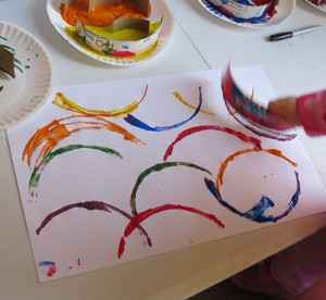 Easy Rainbow Painting