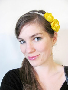 Few Stitches Flower Headband