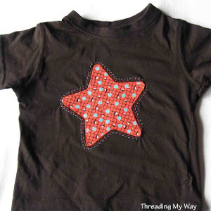 Easy Applique Star Tee