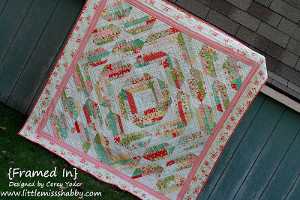 Framed in Diamonds Picnic Quilt