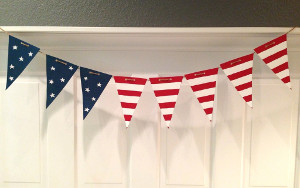 Red White 'N Blue Bunting