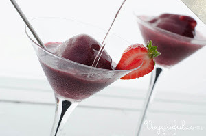Instant Berry Champagne Sorbet