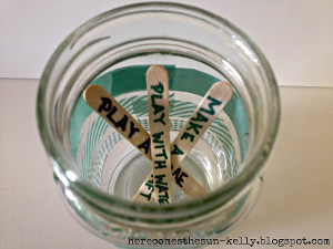 Pick A Stick Boredom Jar