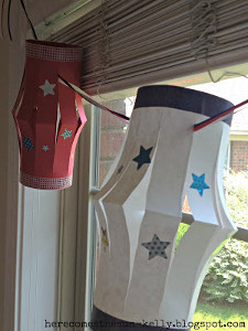DIY Patriotic Paper Lanterns