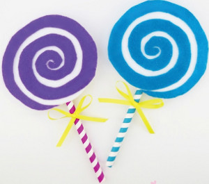 Sweet Treat Felt Lollipop