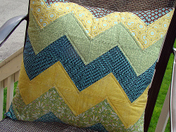 Zig-Zag HST Pillow Cover