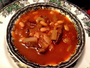 Cowboy Steak and Bean Stew