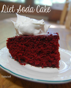 Red Velvet Diet Soda Cake