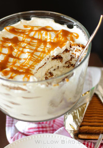 Spiked Biscoff Cookie Icebox Cake