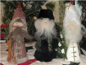 Traditional Santa Christmas Dolls