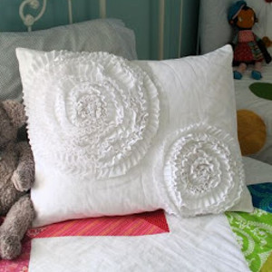 Spinning Ruffles Pillow Cover