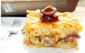 Homestyle Andouille Macaroni and Cheese