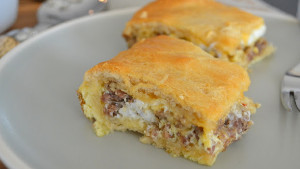 Sausage, Egg & Cheese Breakfast Squares