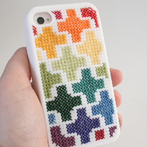 Cross Stitch Cover for iPhone