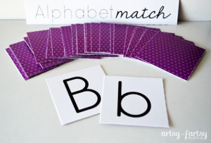 Printable Alphabet Match Game