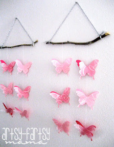 Beautiful Butterfly Wall Hang