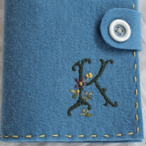 Embroidered Needle Book