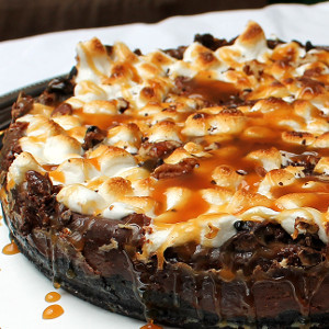 Loaded Rocky Road Cheesecake