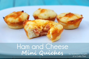 Ham and Cheese Mini Quiches