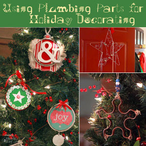 Adorable Ornaments Made From Plumbing Parts