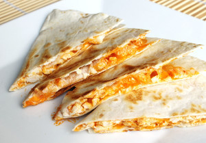 Buffalo Chicken Quesadillas