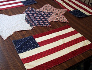 American Flag Placemats