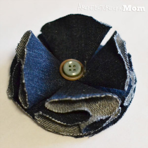 No-Sew Flower Barette