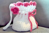 Itty Bitty Crochet Purse | AllFreeCrochet.com