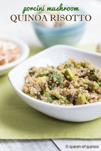 Mushroom Quinoa Risotto