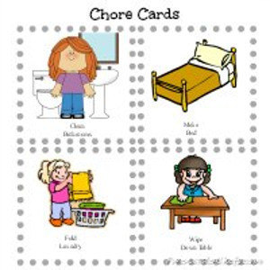Printable Cleaning Chore Cards