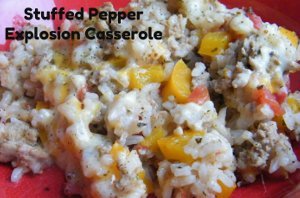 Stuffed Pepper Explosion Casserole