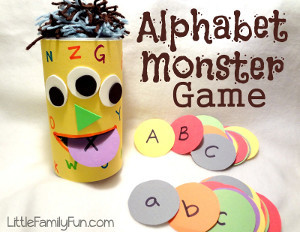 Monster Alphabet Game for Toddlers