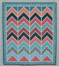 Baby Chevron Quilt Part 3: Assembling the Quilt