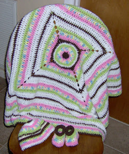 Neopolitan Striped Afghan