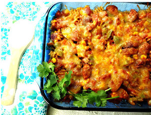 Spicy Mexican Pasta Bake