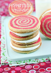 Peppermint Pinwheel Cookie Pies