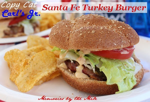Carl's Jr. Santa Fe Turkey Burger Clone