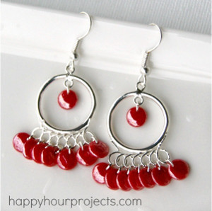 Colorful Tangerine Earrings