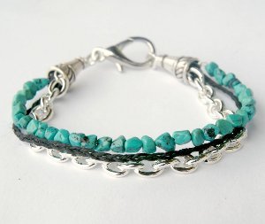 3-in-1 Mixed Media Bracelet