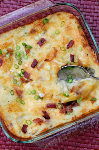 Mashed Potatoes with Cheesy Bacon
