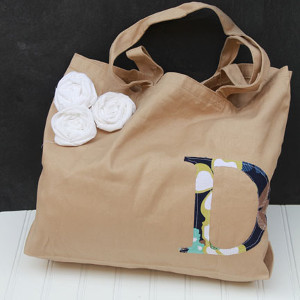 Monogrammed Summer Bag