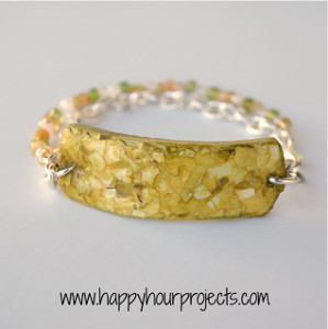 Eggshell Mosaic Bracelet