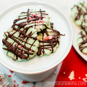 Candy Cane Chocolate Peppermint Creams