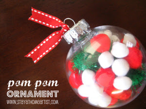 Pom Pom Ball Ornament