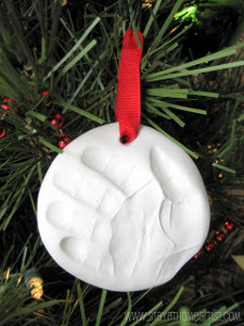 Baby Handprint Ornament