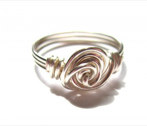 Wire Rose Ring