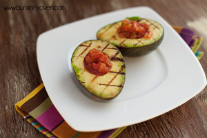 Grilled Avocado with Festive Salsa