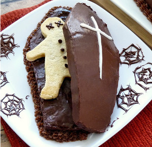 Halloween Coffin Cake