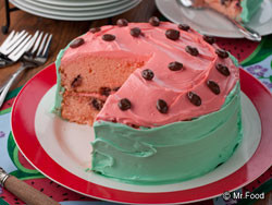 Lip Lickin' Layered Watermelon Cake